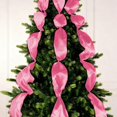 thumbnail image 2 of Christmas Ribbon – 4Cm (20M Total Length) Wide * 20M Long, 2 Inch Wide Satin Ribbon Perfect for Wedding Handmade Bows Craft Fabric Ribbon for Wrapping Bouquets Wedding Decoration（66Ft ）, Ribbon X1, 2 of 9