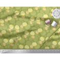 thumbnail image 2 of Soimoi Green Cotton Duck Fabric Lemon Slice Vegetable Decor Fabric Printed Yard 56 Inch Wide, 2 of 3