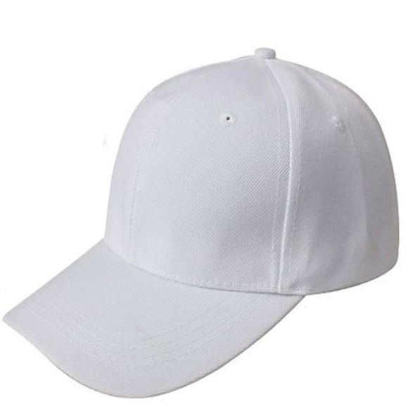 Outfmvch Baseball Cap Baseball Hat Baseball Cap Blank Hat Solid Color Adjustable Hat White Hat White One Size
