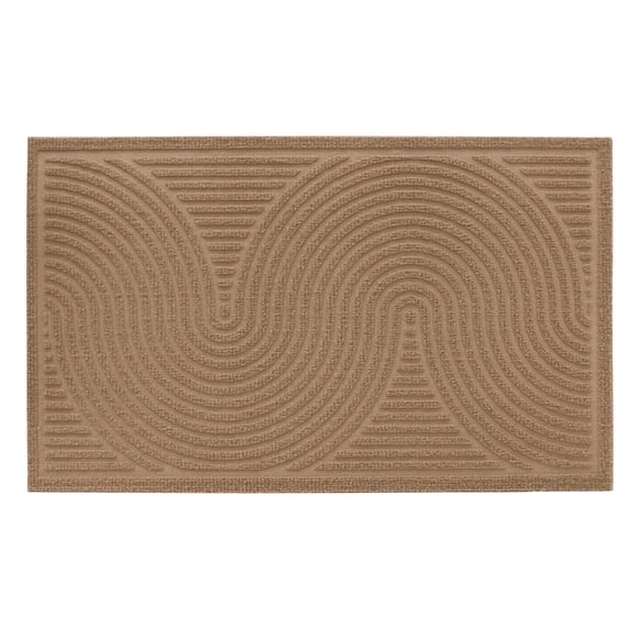 Tapis de sol en relief Seeley kaki de 18 po x 30 po