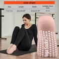 thumbnail image 3 of Pilates Socks for Women with Grip 3 Pc Pc Non Slip Yoga Socks, 3 of 8