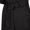 thumbnail image 1 of SMihono Combinaison à Épaules Dénudées à Manches Courtes pour Femme avec Ceinture, Uni, TG, 1 of 6