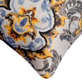 thumbnail image 3 of Toss Pillow Covers, Grey 18"x18" (45x45 cm) Pillow Covers, Satin Damask Throw Pillows For Couch, Abstract Pattern Contemporary Style - Zuma, 3 of 3