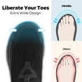 thumbnail image 3 of FitVille Chaussures de Marche à Enfiler Extra Larges pour Hommes avec Conception Mains Libres et Semelle EVA Absorbant les Chocs, 3 of 7