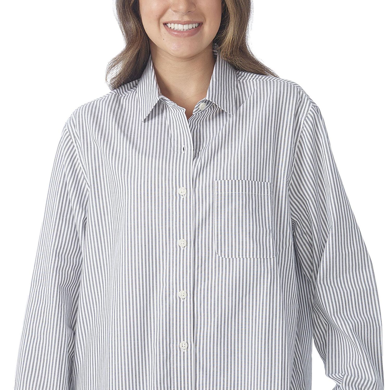 Secret vêtements de nuit Chemise classique oversize en popeline