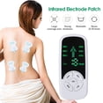 thumbnail image 4 of Electronic Muscle Massager with 4 Pads, 6 Modes Channel Unit Massager, Portable TENS Unit for Back Neck Shoulder Leg, Reusable Electrode Pads Muscle Relaxer, Pocket-Size Massager for Office Home, 4 of 9
