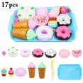thumbnail image 1 of 17PCS Artificial Food Set Pretend Play Artificial Dessert Kitchen Toy for Kids, 1 of 6