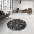 thumbnail image 4 of Ahgly Tapis Rectangulaire Lavable en Machine Intérieur Transitionnel Gris Minuit, 2 Pieds x 4 Pieds, 4 of 7