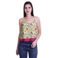 thumbnail image 4 of Moomaya Printed Womens Spaghetti Strap Crop Top Cami Summer Tops, 4 of 5