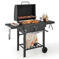 thumbnail image 1 of Costway Outdoor Charcoal Grill 391 sq.in. Cooking Area 2 Foldable Side Table BBQ Camping, 1 of 10