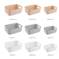 thumbnail image 2 of Amdohai Storage Basket Desktop Portable Kitchen Refrigerator Basket Bathroom Desktop Storage Box Snack Cosmetic Organizing Box for Cabinet Office, 2 of 7