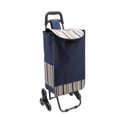 thumbnail image 2 of Panier d'Achat, Grand Capacité de Charge Chariot d'Achat Portable Résistant aux Intempéries Pliable avec Roues Pivotantes pour Supermarché, 2 of 8