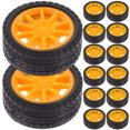 thumbnail image 1 of Miangastore 20 Pcs Roues de Jouet Roues de Voiture Jouet Remplacement Roues de Voiture Bricolage Assembler Roues Jouets pour Enfants, 1 of 8
