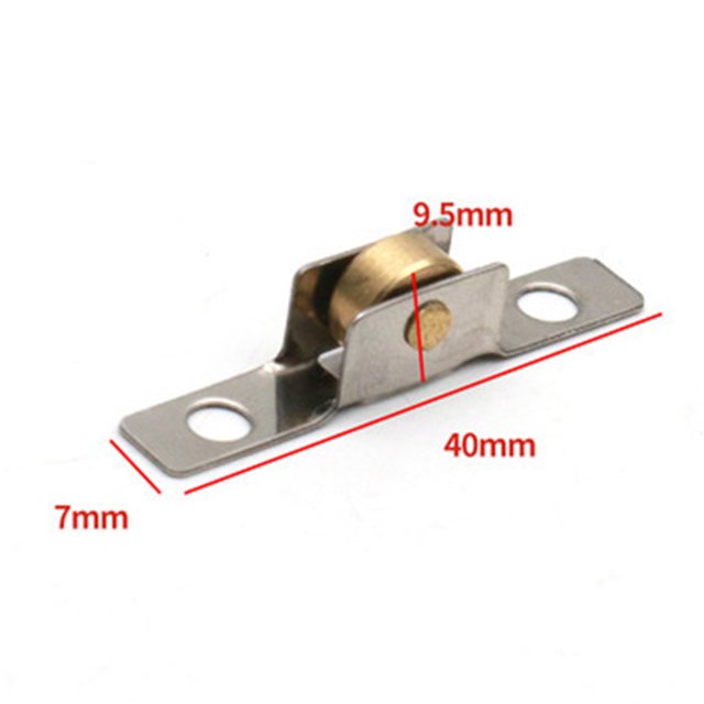 Old-Fashioned Sliding Shutter Pulley Screen Shutter Stainless Steel Copper Wheel