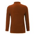 thumbnail image 4 of 2025 Robe pour Femmes d'Automne et d'Hiver pour Hommes Col Roulé Col Roulé Régulier Manches Longues Épaules Asymétriques Col Roulé Découpé Chandail en Mélange de Coton Tricoté, 4 of 7