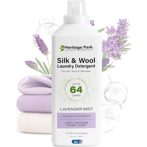Heritage Park Laundry Essentials Silk & Wool All-Natural Lavender Mist Scent, pH-Neutral Laundry Detergent 32 fl oz