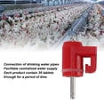 thumbnail image 3 of 30Pcs Automatic Poultry Nipples Chicken Nipples Waterer Horizontal Side Mount Chicken Drinkers Water System For Poultry For Chickens, Duck, Quail, 3 of 8