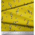 thumbnail image 3 of Soimoi Modal Satin Tissu Notes Instrument de Musique Imprimé Tissu d'Artisanat par la Cour 42 Pouces de Large, 3 of 5