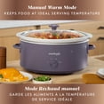 thumbnail image 4 of Crock-Pot Série Design Mijoteuse Manuelle de 7 Pintes, Pomme de Terre Violette, 4 of 9