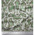 thumbnail image 1 of Soimoi Tissu en Coton Canard Imprimé Peau de Serpent au Mètre 56 Pouces de Large, 1 of 3