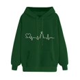 thumbnail image 3 of Sweat-shirt à Capuche à Manches Longues et Poches pour Femmes, 3 of 5
