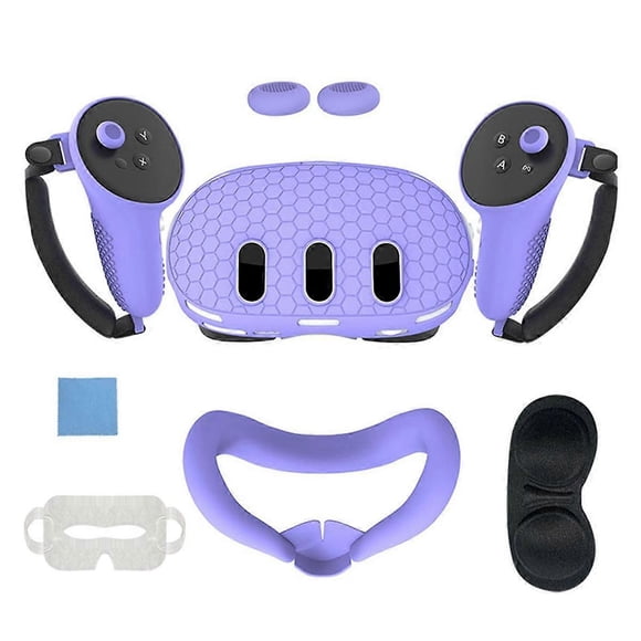 Pour 3 Poignées de Protection pour Manette, Coque avant pour Casque et Couverture Faciale, Accessoires VR