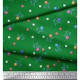 thumbnail image 2 of Soimoi Velvet Fabric Aster Floral Print Fabric by Yard 58 Inch Wide, 2 of 3