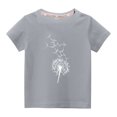thumbnail image 1 of TopLLC Tenue de la Saint-Valentin pour Tout-Petits Garçons Filles Mode Mignon Col Rond Imprimé Manches Courtes Haut Cadeaux de la Saint-Valentin pour Enfants, 1 of 3