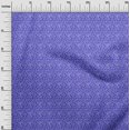thumbnail image 3 of oneOone Polyester Spandex Medium Blue Fabric Damask Scroll Craft Projects Decor Fabric Printed By The Yard 56 Inch Wide, 3 of 4