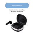 thumbnail image 3 of onn Hushbyte Wireless Earbuds with Adaptive Noise Cancelling, 3 of 9