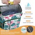 thumbnail image 5 of Vibrant Colorful Floral Insulated Backpack Cooler, Leakproof Cooler Bag with Exotic Flower Pattern for Outdoor Use, 5 of 5
