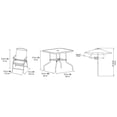 thumbnail image 3 of Mainstays Carlington Dining Set, 3 of 9