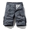 thumbnail image 2 of Birdeem Mens Summer Fashion Solid Color Casual Shorts Multi-Pocket Cargo Shorts, 2 of 12