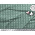 thumbnail image 3 of Soimoi Blue Moss Georgette Fabric Seamless Damask Fabric Prints By Yard 42 Inch Wide, 3 of 4