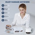 thumbnail image 2 of CINCOM Masseur de Main Sans Fil avec Chaleur et Compression pour l'Arthrite et le Canal Carpien, Blanc, 2 of 4