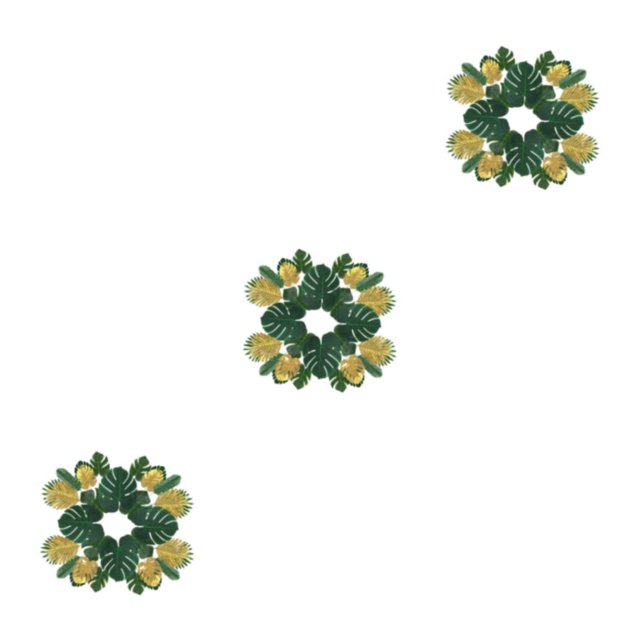 QualitChoice 60 Pcs Feuilles Artificielles Décoration de Chambre à Coucher Simulation 9 Types 3 Pcs
