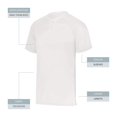 thumbnail image 1 of Augusta sportswear Boy's Attain Wicking Two Button Baseball Jersey, 1 of 6