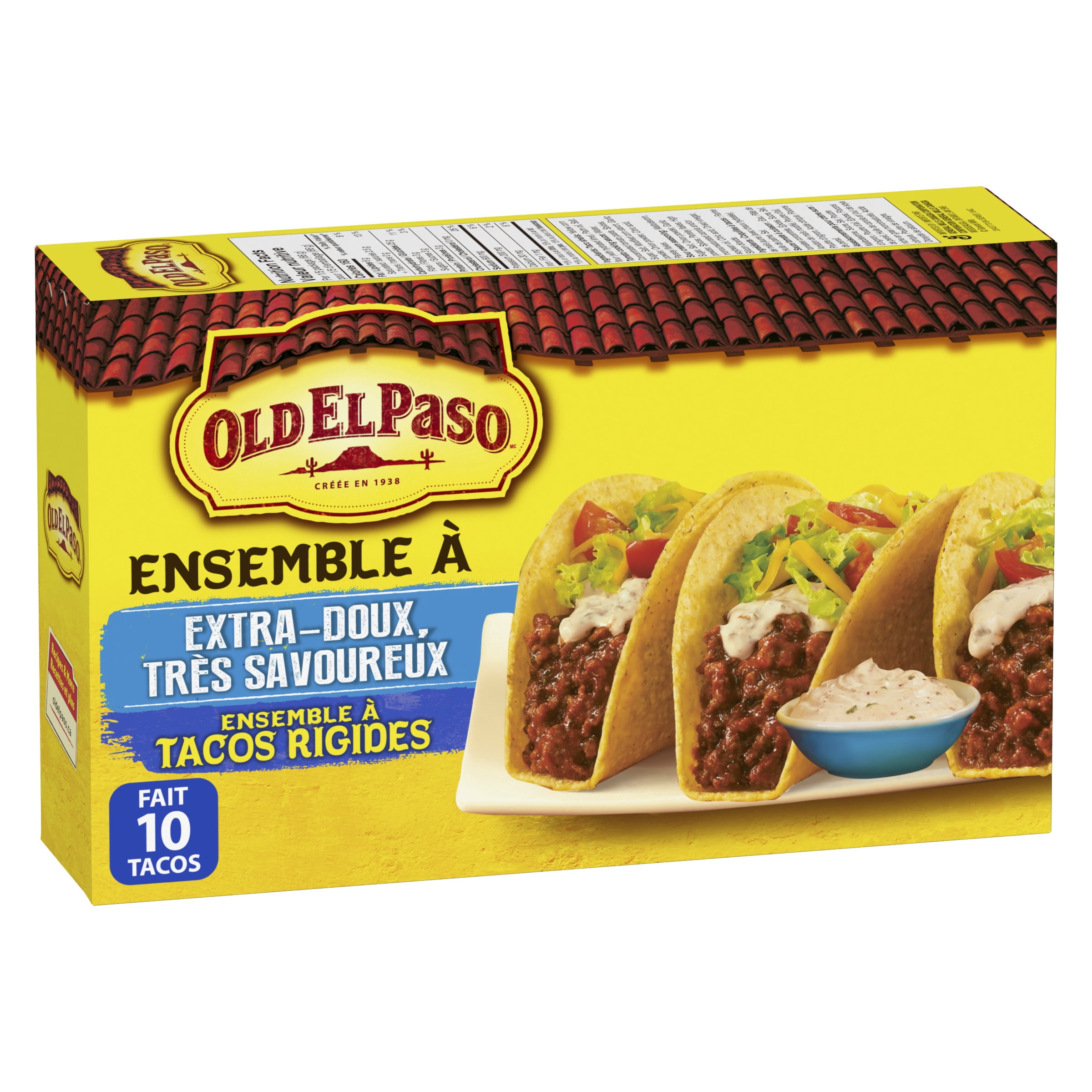 Old El Paso Ensemble à tacos rigides Extra-doux, très savoureux