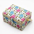 thumbnail image 3 of 1pc Sewing Package Wooden Beginner Sew Removable Tray Pincushion For Craft Mending Storage Package Thread Portable Fabric Wooden Storage Home Desktop Makeup Bag Retro Package, 3 of 3