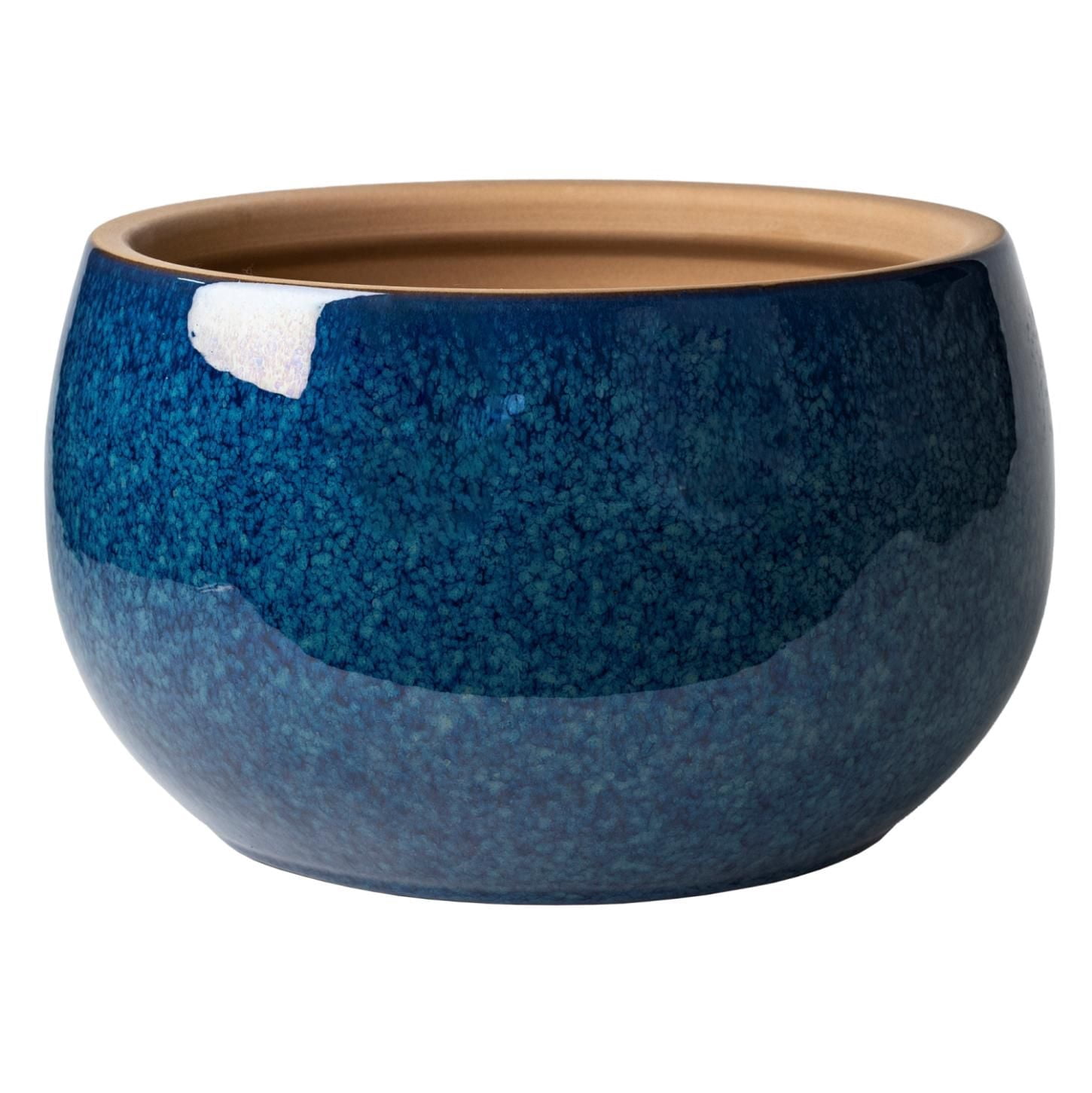 Better Homes & Gardens 12" Ceramic Planter-Teal