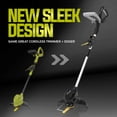 thumbnail image 2 of Sun Joe 10” Stringless Lawn Trimmer Cordless SharperBlade, Black, 24V-SB10-CT, 2 of 12