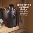 thumbnail image 4 of Hamilton Beach HealthSmart Compact Juice Extractor, Black, 4 of 8