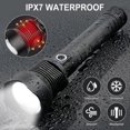 thumbnail image 5 of Rechargeable Led Flashlights, 90000 High Lumens Super Bright Flashlight, Tactical Xhp90 Flashlight With 5 Modes, Zoomable, Military Grade Waterproof F, 5 of 5