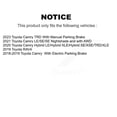 thumbnail image 2 of Transit Auto Rear Disc Rotors Semi-Metallic Pads and Parking Brake Shoes Kit for Car Toyota Camry RAV4 K8S-104371, 2 of 11