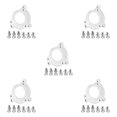 thumbnail image 3 of Maoww Bike Adapter Plate Chain Guide Aluminum Alloy Conversion Replacement Parts Biking Portable Repairing Accessory Silver 5Set, 3 of 6