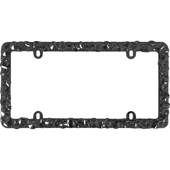 Cruiser Accessories Dazzle License Plate Frame, Black