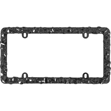 Cruiser Accessories Dazzle License Plate Frame, Black