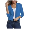 thumbnail image 1 of Cardigan Grande Taille Blouse Décontractée pour Femme Cardigan Doux et Ample Chandail Tricoté Hauts Courts Cardigans d'Automne pour Femmes en Liquidation, 1 of 5