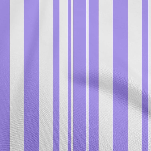 oneOone Cotton Cambric Medium Purple Fabric Stripes Sewing Craft Projects Fabric Prints By Yard 42 Inch Wide