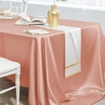 thumbnail image 4 of Table Decorations for Party Seamless Satin Tablecloth Rectangular Silk Soft Tablecloth Smooth Fabric Dining Table Decoration Suitable for Restaurant Wedding Banquet Party Event Decoration, 4 of 6